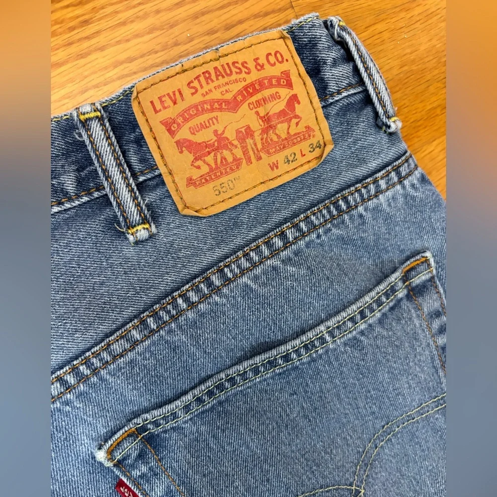 Levis 550 jeans mens size 42x34